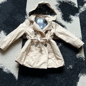 Zara good condition raincoat knit inside for extra warmth  size 2/3